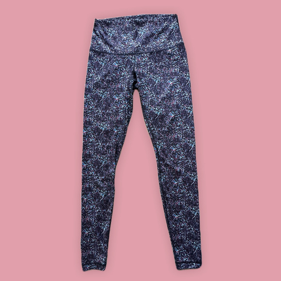 Lululemon multicolor Leggings Women Size 8 - Picture 1 of 8